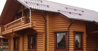Строительство дома из оцилиндрованного бревна в Лиски - от 133809 рублей