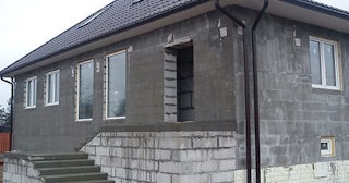 Фасад из газобетона для дома в Лиски - Строй-Лск, качественная отделка от 2059 руб.