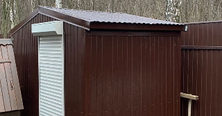 Сарай из металлопрофиля в Лиски для дачи от Строй-Лск  от 41173 рублей